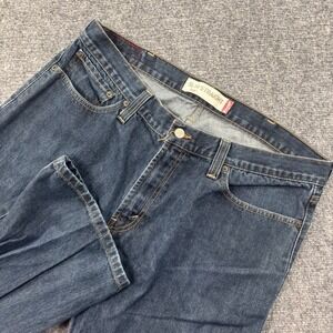 VTG Levi's 514 Slim Straight Jeans 38x30 Blue Denim USA levis Mens